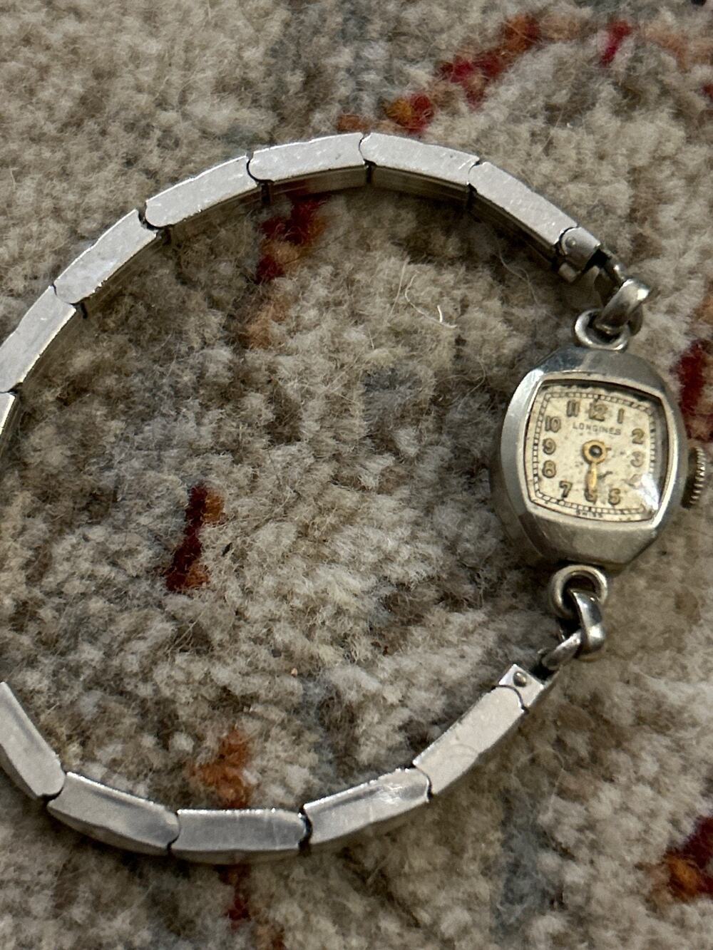 Vintage Longines Ladies Watch Art Deco - Non-Working / For Parts or Repair
